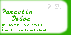 marcella dobos business card